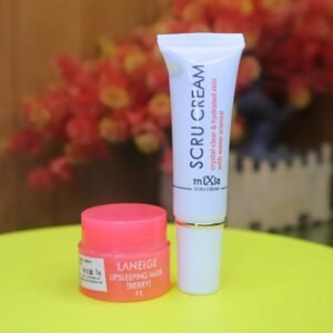 Scru Cream Lip Scrub + laneige lip mask